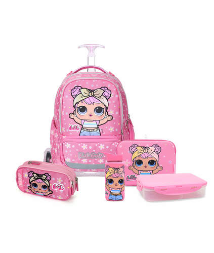 סט לכיתה א X-Fix Trolley דגם LOL ורוד