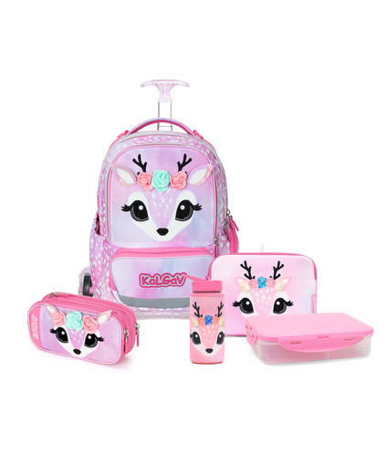 סט לכיתה א X-Fix Trolley איילה ורוד