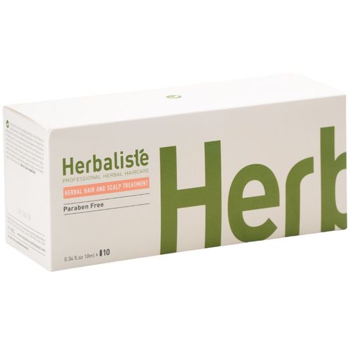 מארז אמפולות טיפול צמחי לקרקפת ולשיער בריא HERBALISTE הרבליסטה 10 יח'*10 מ