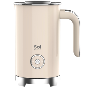 מקציף חלב יוקרתי 300 מ"ל בצבע קרם Sol SL-7007