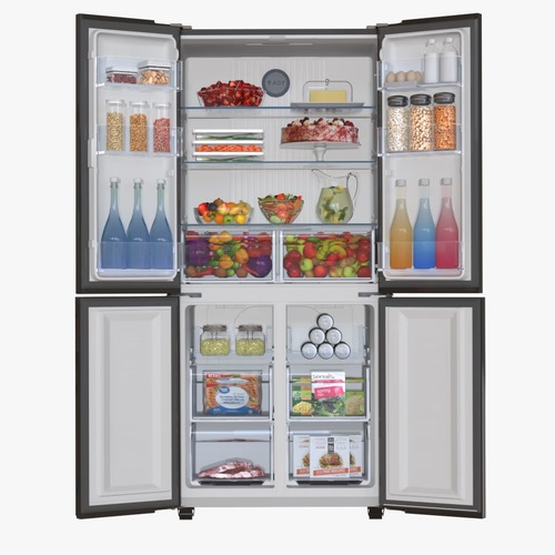 מקרר 4 דלתות מקפיא תחתון 519 ליטר נטו Haier HRF-HRF5500FSSM