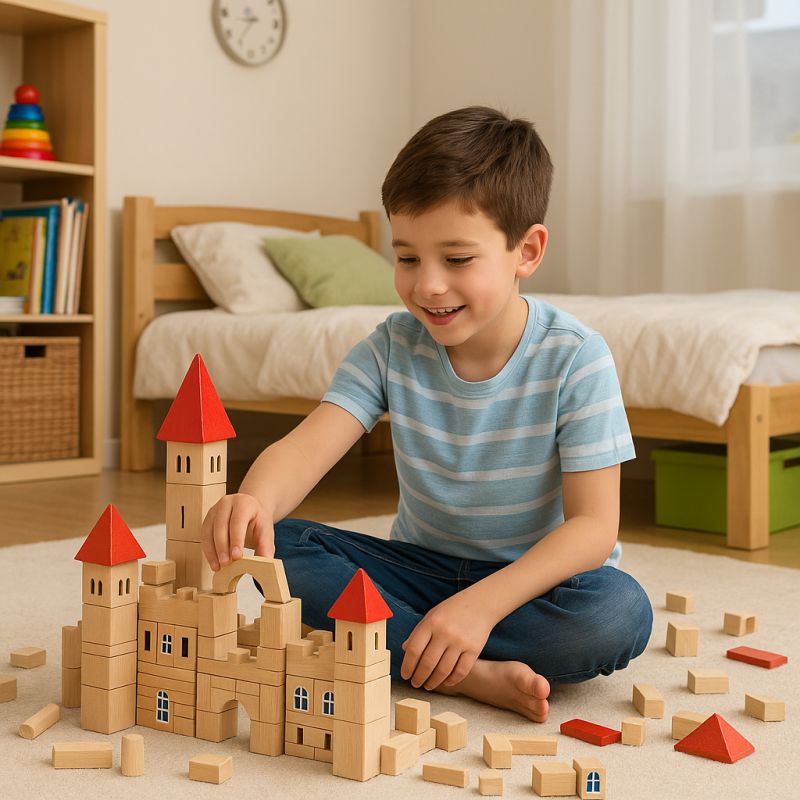 GOKI טירת אבירים מעץ  58984