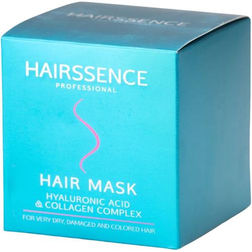 מסכה לשיער HAIRSSENCE חומצה היאלורונית וקולגן לשיער יבש, פגום וצבוע 500 מ