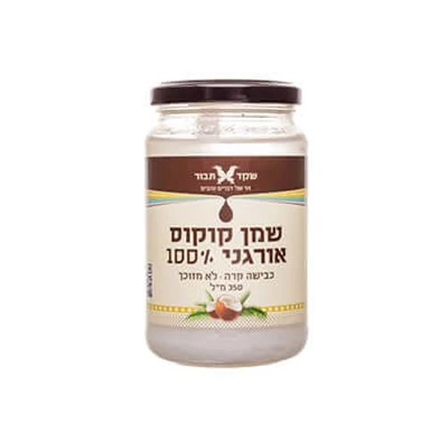 שמן קוקוס 1 ליטר  שקד תבור 