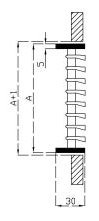 מפזר אויר קירי 150x10 מתכת(דקורר)