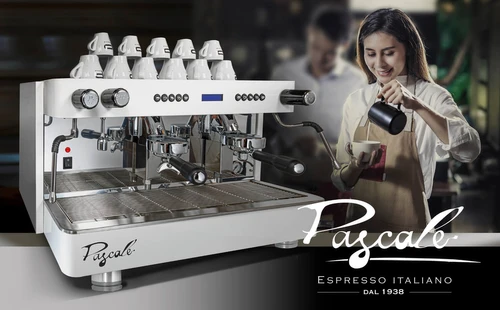 מחודש מכונת קפה מקצועית פסקל Pascale Siena Pro professional 2GR white