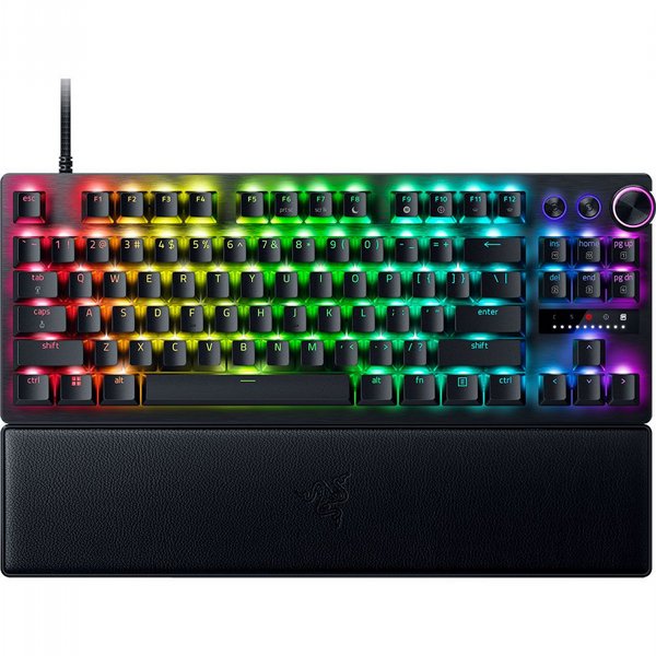מקלדת גיימינג אופטית Razer Huntsman V3 Pro Tenkeyless שחורה