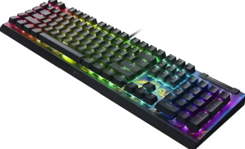 מקלדת גיימינג Razer BlackWidow V4 X Yellow Switch