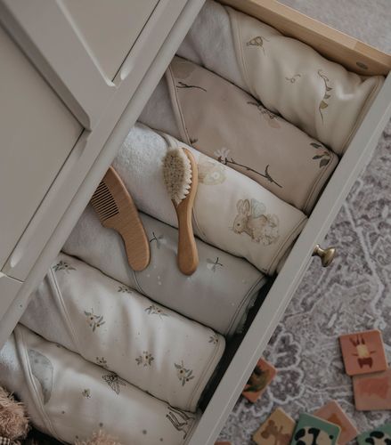 מגבת רחצה דו-שכבתית עם כובע עשויה מכותנת במבוק סופגת במיוחד - האפי