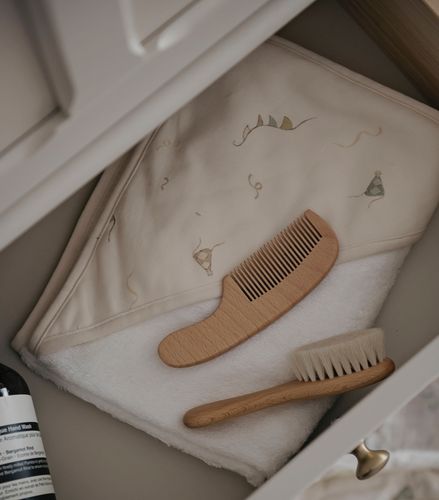 מגבת רחצה דו-שכבתית עם כובע עשויה מכותנת במבוק סופגת במיוחד - האפי