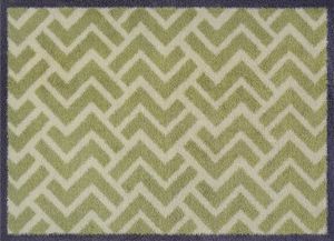 שטיח ללא מסגרת Turtle Mat Herringbone Green 60X85 