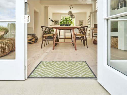 שטיח ללא מסגרת Turtle Mat Herringbone Green 60X85 