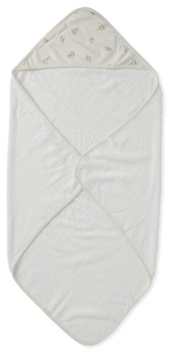 מגבת רחצה דו-שכבתית עם כובע עשויה מכותנת במבוק סופגת במיוחד - פריחת הכלנית