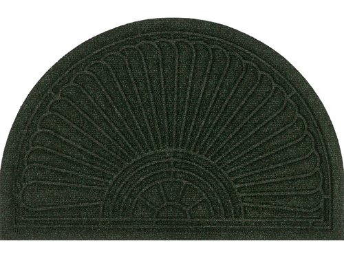 מפתן כניסה ירוק DUNE half moon floor mat 55X85