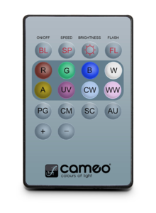 שלט אלחוטי לפנסים דגם Q-SPOT REMOTE 2 מבית CAMEO