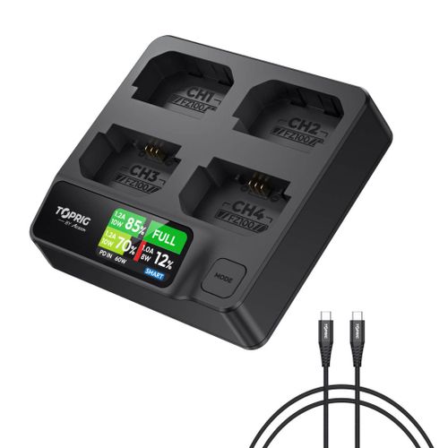 מטען מהיר ל4 סוללות Accsoon TOPRIG NP-FZ100 Fast Charger