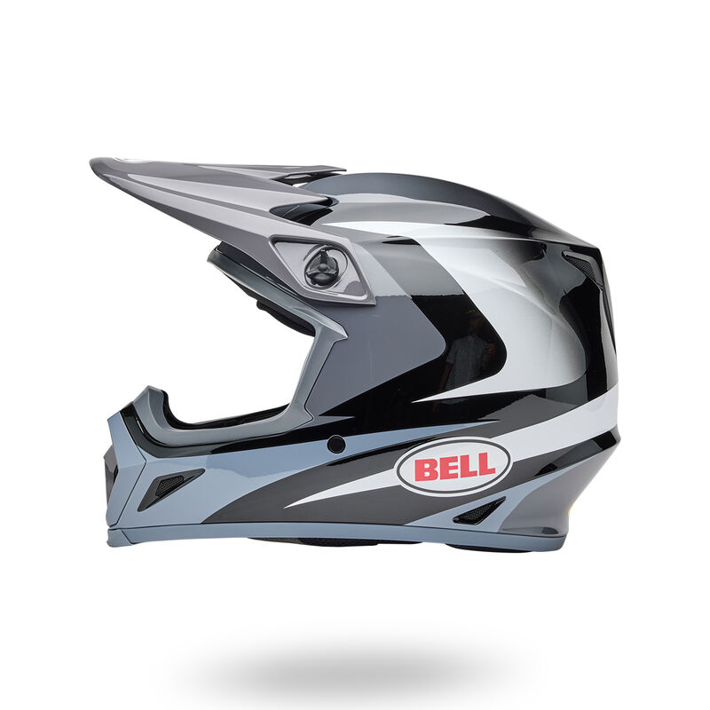 קסדת שטח BELL MX-9 MIPS V25 אפור\שחור\לבן