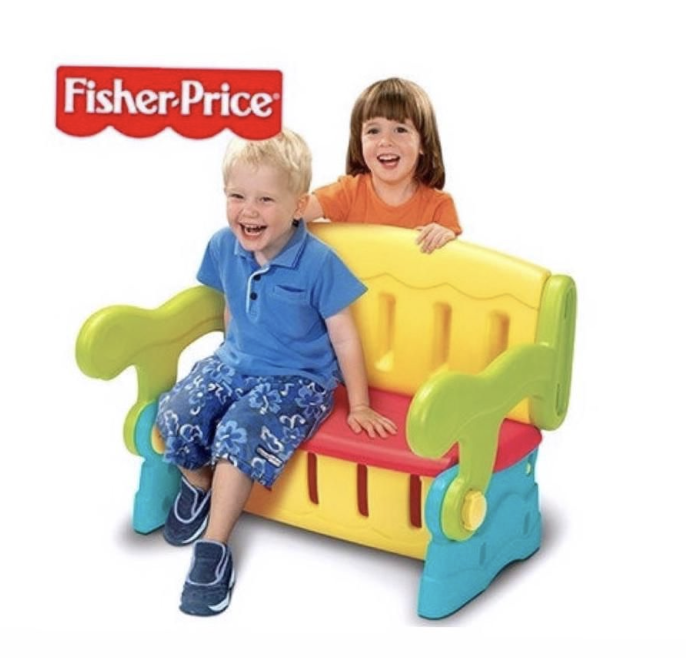 ספסל ישיבה צבעוני מבית Fisher Price