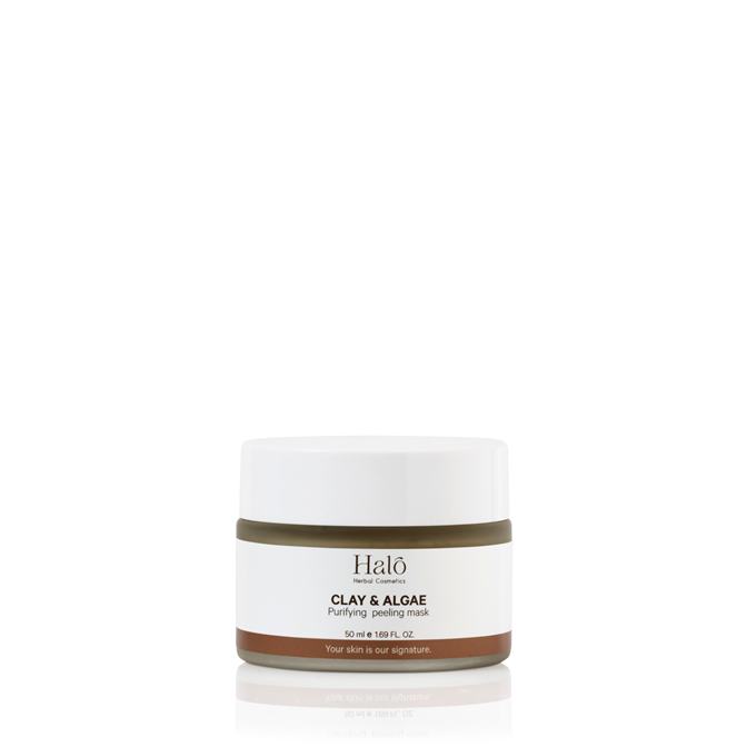 מסכת חימר ואצות לניקוי עמוק ופילינג 50 מ"ל | Clay & Algae Purifying  peeling Mask