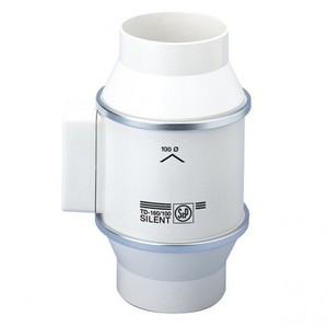 מפוח קווי מושתק 4" מדגם S&P TD-SILENT 160/100
