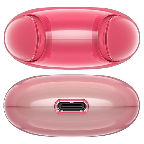 אוזניות אלחוטיות Bluetooth עם סינון רעשים, תצוגת LED חדשנית, עמידות למים, אדום