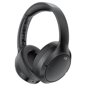 אוזניות אלחוטיות Bluetooth עם סינון רעשים אקטיבי, רמת אטימות IPX4, מתקפלות, שחור