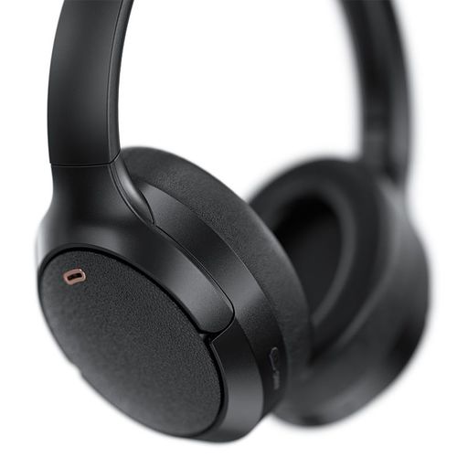 אוזניות אלחוטיות Bluetooth עם סינון רעשים אקטיבי, רמת אטימות IPX4, מתקפלות, שחור