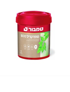 סופרקריל אקו מט לבן/פסטל 1 ליטר מבית טמבור