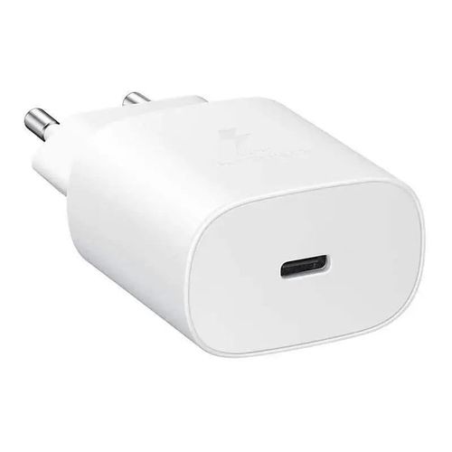  מטען 25W עם כבל PD Type-C (לבן) מבית Samsung יבואן רשמי סאני