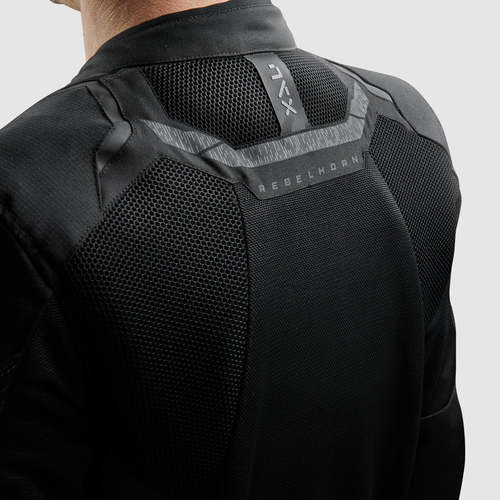 מעיל רכיבה רב עונתי גברים רבל הורן שחור – REBELHORN JAX JACKET