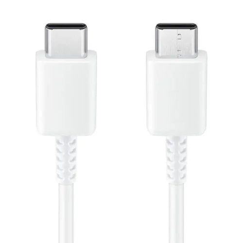 כבל סנכרון וטעינה USB-C ל-USB-C סמסונג מקורי, אורך 0.8 מטר, לבן