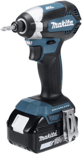  סט ‏מברגת אימפקט Makita DTD153RME + שתי סוללות 4A מקיטה ומטען מהיר חכם
