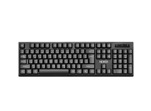 מקלדת חוטית עברית/ אנגלית/ ערבית- NEXER KB600 