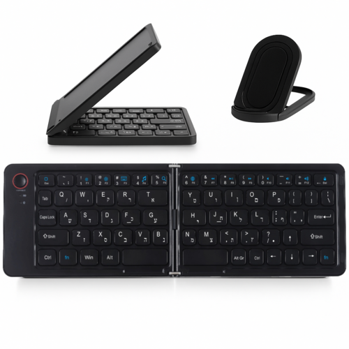 מקלדת בלוטוס מתקפלת NEXER K210 BT -עברית/אנגלית