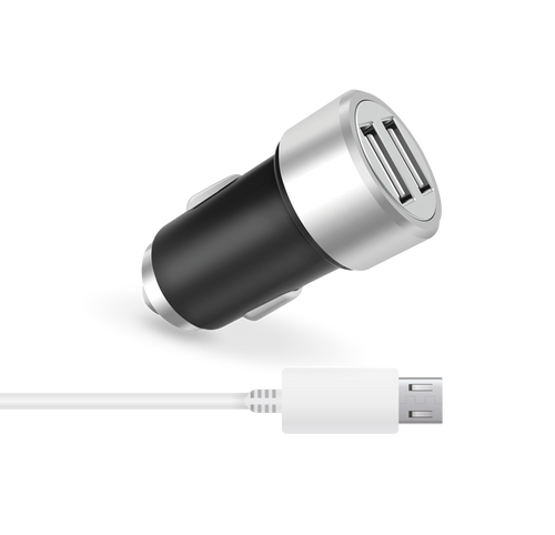 מטען רכב מהיר 3A + כבל MICRO