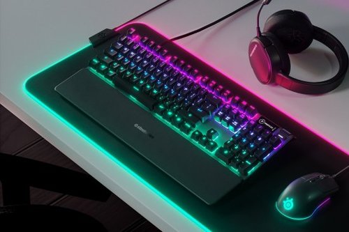 מקלדת גיימרים מכאנית SteelSeries Apex 5 Hybrid