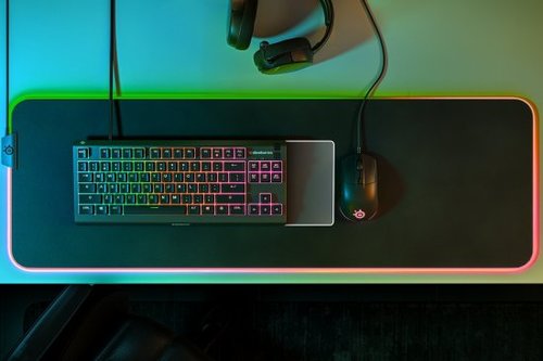מקלדת גיימרים SteelSeries Apex 3 TKL RGB - מתג Whisper Quiet