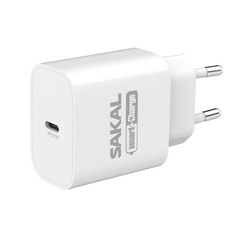 מטען קיר חשמל מהיר 20W עם יציאת Smart Charge TYPE-C