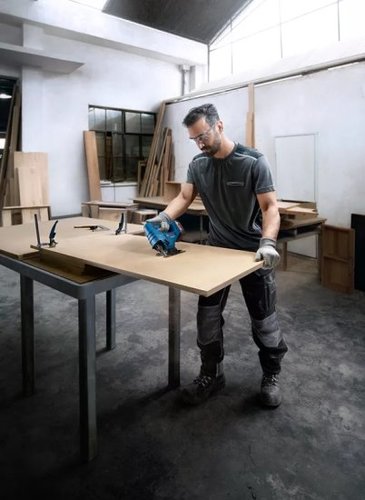 משור אנכי 18V נטען GST 183 גוף בלבד מנוע ללא פחמים Bosch