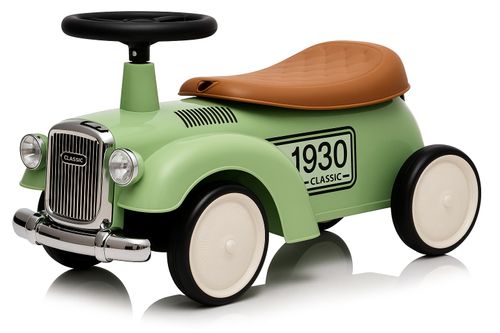 בימבה 1930 רטרו בעיצוב וינטג' עם גלגלי EVA שקטים, צופר ותא אחסון - ירוק