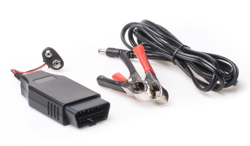 ערכת גיבוי מחשב רכב, חיבור OBD כולל מתאם 9 וולט HANDY FORCE / PRO