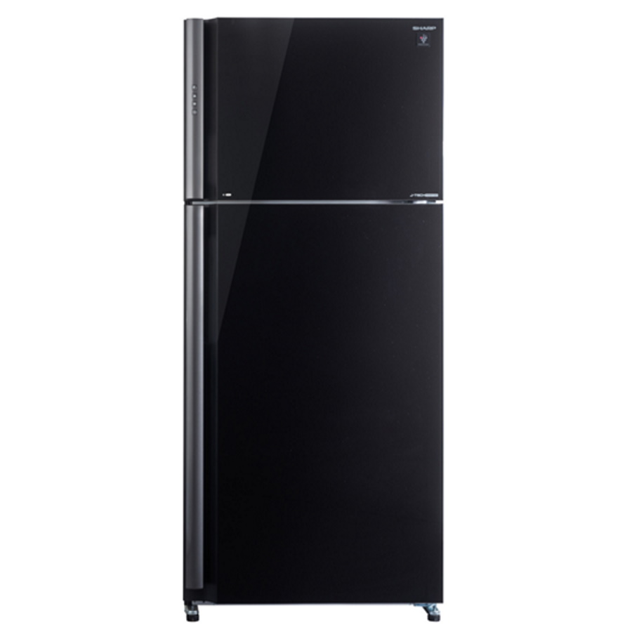 מקרר מקפיא עליון - 588 ליטר Sharp שארפ SJ-GPRN75DBK זכוכית שחורה