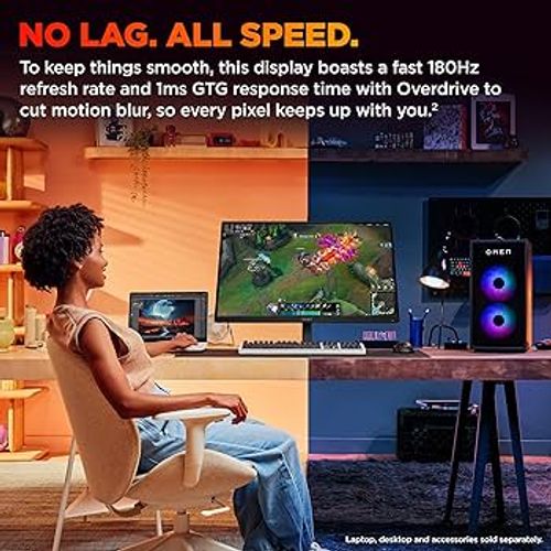 מסך גיימינג HP OMEN MONITOR 27q G2 QHD 180Hz 1Ms Gaming