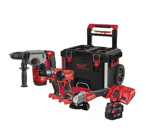 סט דבלין 4 כלים נטענים Milwaukee PACKAUT FUEL