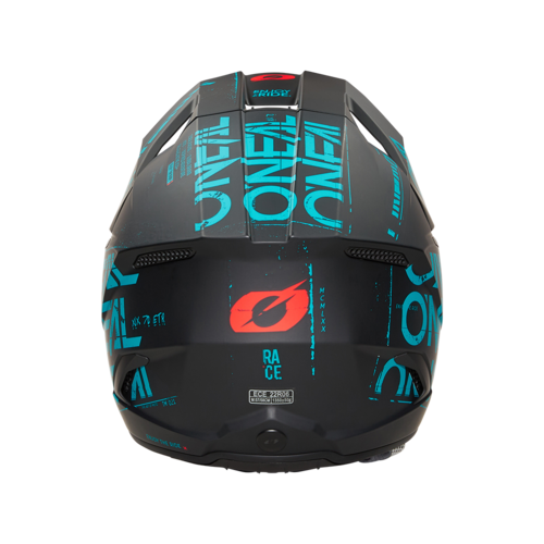 קסדת שטח אוניל 3SRS Helmet דגם 0625-49 עם מעטפת ABS כפולה, פתחי אוורור מרובים ומערכת E.Q.R.S. לבטיחות מוגברת בשטח