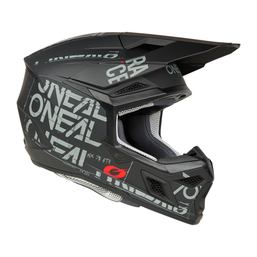 קסדת שטח אוניל O'Neal 3SRS Helmet דגם 0625-47עם מבנה הגנה כפול, פתחי אוורור מרובים, מעטפת ABS איכותית ותאימות לחיישן בטיחות חכם ומתקן GoPro לרכיבת שטח מקצועית
