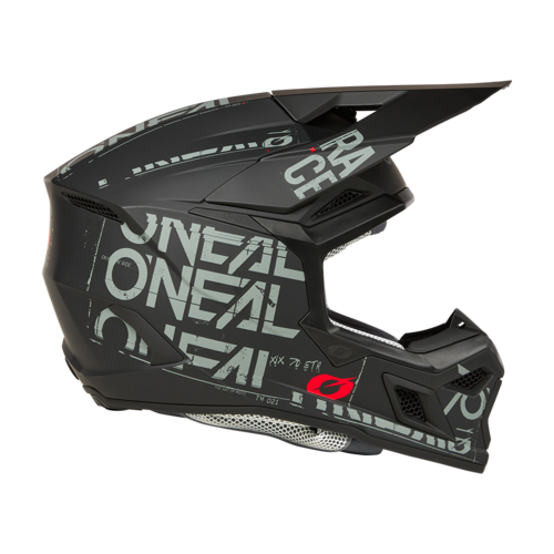 קסדת שטח אוניל O'Neal 3SRS Helmet דגם 0625-47עם מבנה הגנה כפול, פתחי אוורור מרובים, מעטפת ABS איכותית ותאימות לחיישן בטיחות חכם ומתקן GoPro לרכיבת שטח מקצועית