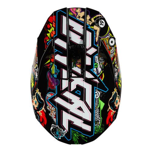 קסדת שטח אוניל O'Neal 3SRS Helmet עם הגנה כפולה, מעטפת ABS איכותית, פתחי אוורור מרובים ומערכת E.Q.R.S. לבטיחות מוגברת - מק