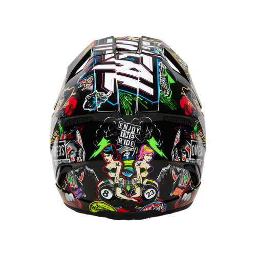 קסדת שטח אוניל O'Neal 3SRS Helmet עם הגנה כפולה, מעטפת ABS איכותית, פתחי אוורור מרובים ומערכת E.Q.R.S. לבטיחות מוגברת - מק