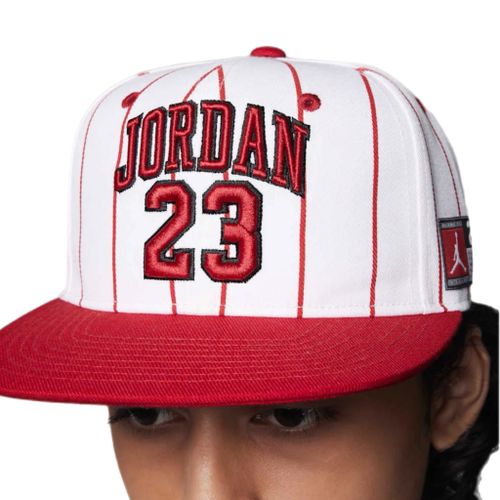 כובע JORDAN לילדים בגוון לבן-אדום